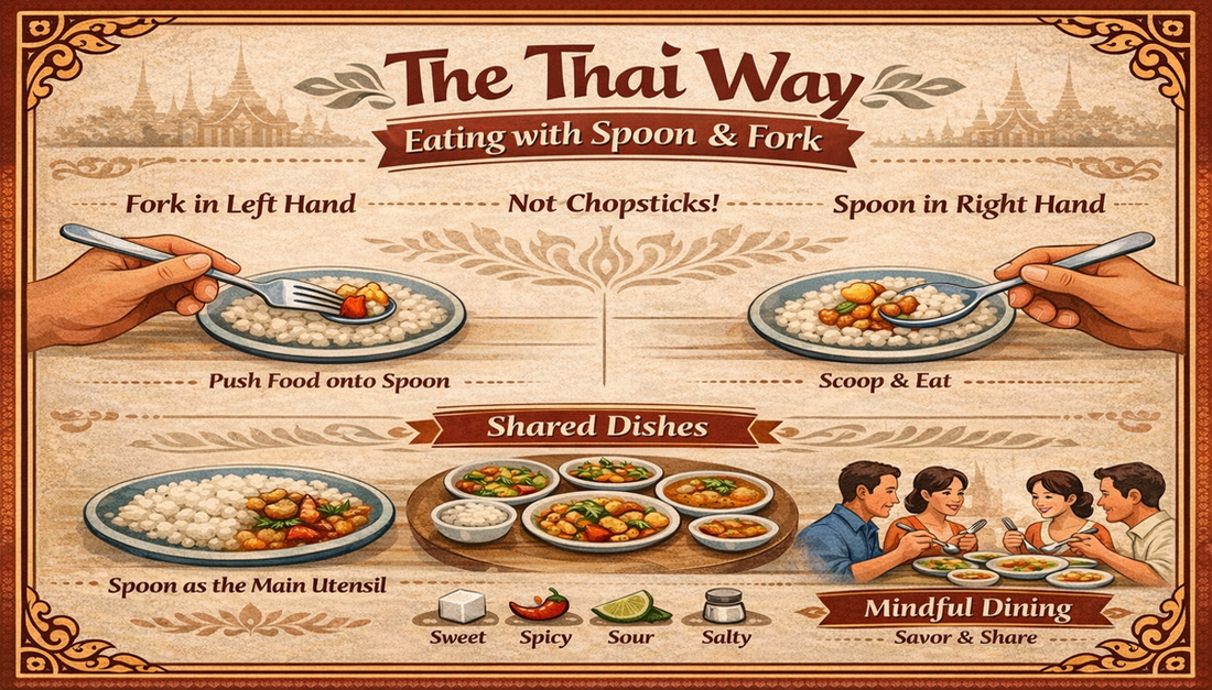 Why Thai People Eat with a Spoon and Fork