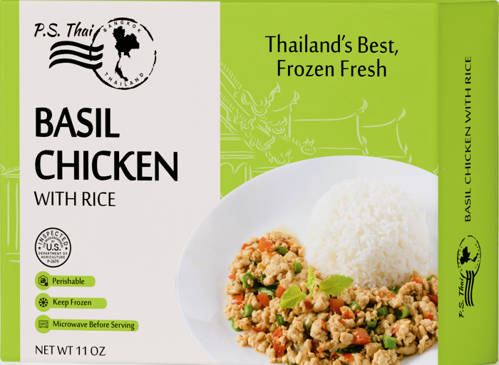 Basil Chicken with Jasmine Rice